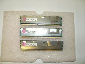 KINGSTON KTH-PL313K3/24G PC3-10600R ECC DDR3-1333 24GB MEMORY KIT 3 x 8GB DIMS - Picture 1 of 5