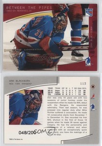 2003-04 ITG Be A Player Memorabilia Ruby /200 Dan Blackburn #113