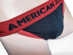 Male American Jock Strap Black Red Size M NEW - Picture 1 of 6