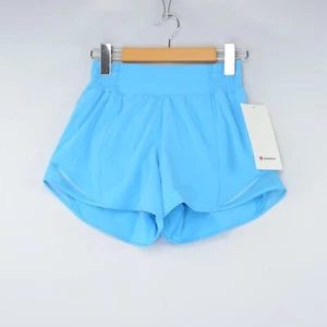 Lululemon Womens Shorts Hotty Hot High Rise Lined 4" Kayak Blue KYBL Size NWT - Bild 1 von 27