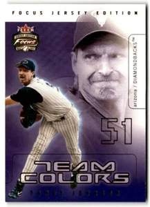 2003 Fleer Focus Jersey Edition Team Colors Randy Johnson #20TC Arizona - Picture 1 of 2