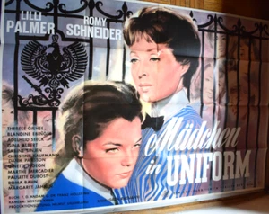 Mädchen in Uniform Romy Schneider/Lilli Palmer Kinoplakat A0 113 x 83cm - Imagen 1 de 1