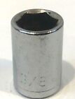 Unbranded 1/4" Drive 6 Point 3/8" Socket 