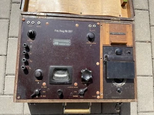 H&B Frankfurt-Main Hartmann&Braun Fm Reg.Nr.207 Elektronischer Messgeräte Koffer - Bild 1 von 14