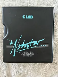 C-Lab Notator 2.1 Midi Sequence & Score Edit/Printout Mgmt For Atari ST Serie - Picture 1 of 8