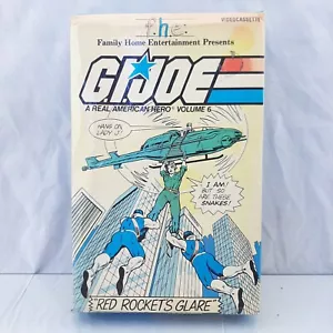 G.I. Joe Volume 6: Red Rockets Glare 1985 Animation VHS FHE Big Box Hasbro - Picture 1 of 6
