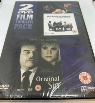 The Music of Chance and Original Sin 2 Film DVD New and Sealed - Image 1 of 3