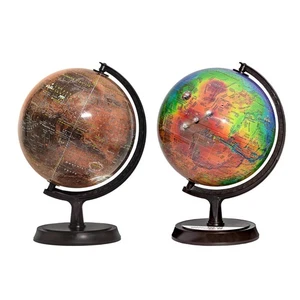 Mapsoft Twins Red/Topography Mars 2 Globe Set, 24cm/9.5", 2RT-24, Map, Atlas - Picture 1 of 10