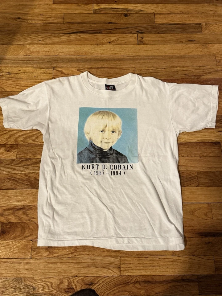 Nirvana Kurt Cobain Child Memorial TShirt Size Large - Image 1 of 4