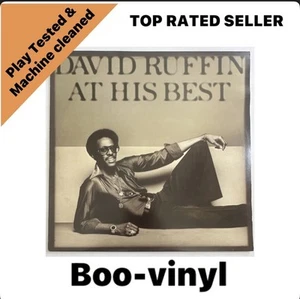 David Ruffin At His Best 1977 Vinyllp Motown Record EX / VG+ Condition - Imagen 1 de 6