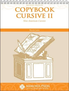 Second Edition Copybook Cursive II , New American, Janke, Brenda - Memoria Press - Foto 1 di 1