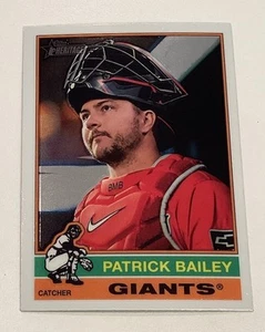 2025 Topps Heritage Patrick Bailey Chrome Parallel Card #264 Giants - Bild 1 von 2