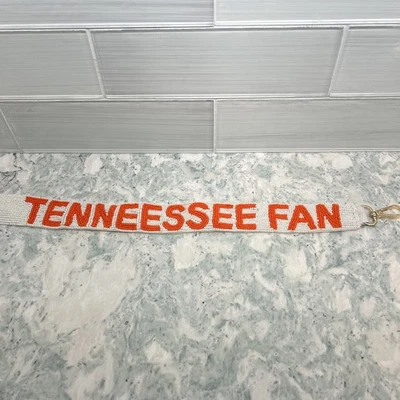 Correa de cartera con cuentas de voluntarios de la Universidad de Tennessee con clips Foto 1 de 4