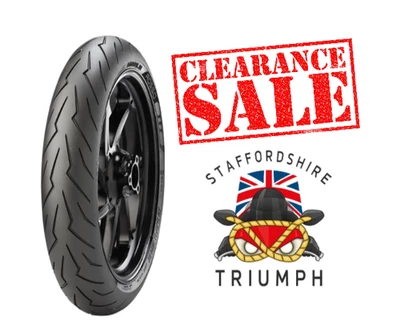 *CLEARANCE SALE* PIRELLI DIABLO ROSSO III FRONT MOTORCYCLE TYRE 120/70R17 58W - Image 1 of 4