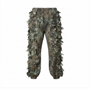 RealTree Men’s Camo Leafy Trim Pants / Size L/ XL - Hunting Camouflage - Image 1 of 3