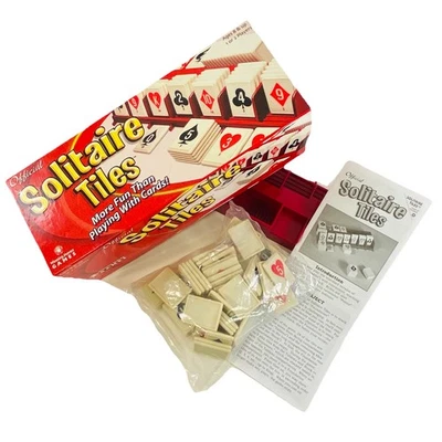 Solitario Azulejos Juego Familiar Movimientos Ganadores 2002, 1 o 2 Jugadores Edades 8+ CAJA ABIERTA Foto 1 de 4