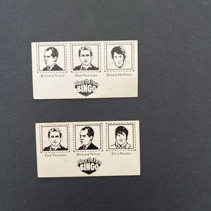Brooke Bond Place The Face Bingo Cards x 2 In Great Condition - Picture 1 of 2