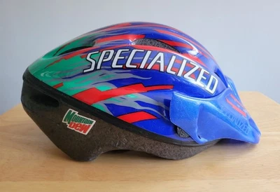 Casco de hombre de montaña especializado de colección Mountain Dew equipo de ciclismo ¡RARO! Med? Foto 1 de 4