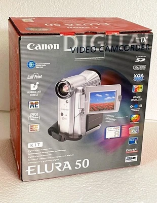 Canon Elura 50 mini DV Camcorder - Perfect Working Condition - Made in Japan - Image 1 of 4