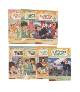 Sleepover Friends Books Lot of 7 Susan Saunders Girls Chapter Series Vintage 90s - Picture 1 of 4