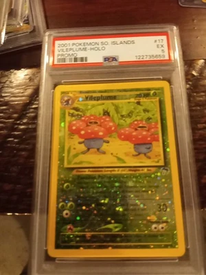 2001 Vileplume 17 Psa 5 Graded Slab Southern Islands Vintage 2001 - Image 1 of 2