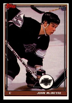1991-92 Topps #37 John McIntyre - Image 1 of 2