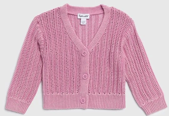 Splendid Infant Baby Girl Summer Cardigan - Pink - Size 6 - 12 Months - NEW! - Image 1 of 1
