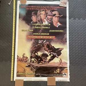 C'ERA UNA VOLTA IL WEST 1968 POSTER FILM ORIGINALE - Foto 1 di 5