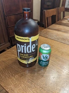 1930's Antique Johnson's Pride Furniture Wax (Canadian) 80oz - Picture 1 of 3