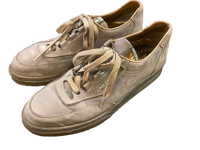 Zapato Mephisto Macha Talla 8.5 Para Mujer Gris Gamuza Cuero Hecho en Francia Foto 1 de 4