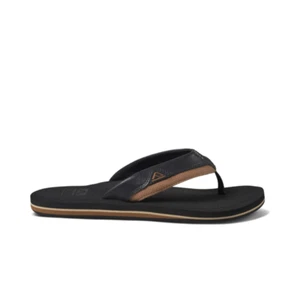 Reef Cushion Dawn Flip Flop Sandale für Herren - schwarz/hellbraun neu mit Etikett - Bild 1 von 6