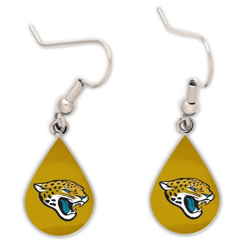 Jacksonville Jaguars Tear Drop Earrings Cover