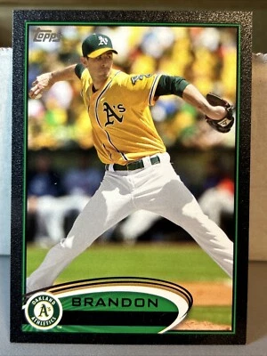2012 TOPPS BLACK SET BREAK #73 Brandon McCarthy 30/61 - Image 1 of 2