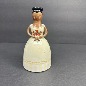 Westland Giftware Girlish Charm Ceramic Girl Yellow Dress Candle Holder Sample - Picture 1 of 10