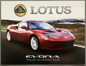2010 Lotus Evora Spec Sheet UK Market Sales Brochure - Picture 1 of 3