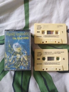 Iron Maiden - Live after death cassette tape (rock/heavy metal/thrash/NWOBHM) - Picture 1 of 11