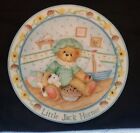 1995 Cherished Teddies #151998 Nursery Rhyme Plate - Little Jack Horne With Box