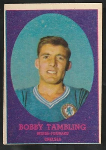 A & BC bubble gum Football BAZOOKA series Chelsea FC Bobby Tambling # 9 - Picture 1 of 2