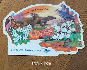 Garuda Indonesia Airline Sticker Aufkleber Kofferaufkleber Vintage - Bild 1 von 1