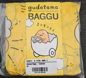 Sanrio Gudetama Baggu Standard Reusable Bag Tote NEW NWT - Bild 1 von 3