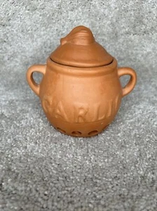 Vintage TERRAKOTTA KERAMIK Knoblauchhalter Retro Landhaus Boho - Bild 1 von 6