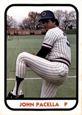 1981 TCMA Columbus Clippers #22 John Pacella Yankees Card