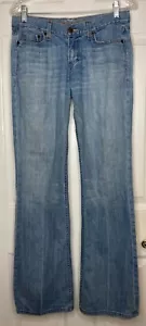 Vintage Women EZRA FITCH blue Flare Denim Stretch Jeans Sz 29 X 32 Abercrombie - Picture 1 of 6