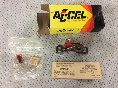 NOS NEW ACCEL Ignition Distributor Points COMPLETE 110223 - Image 1 of 3
