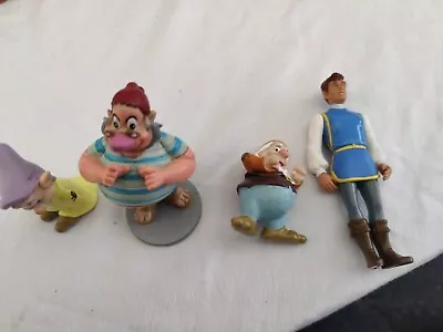 Disney Snow white and the Seven Dwarfs Prince Florian 3" Action Figure&3 Dwarfs - Image 1 of 4