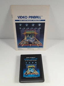 Video Pinball Atari 2600 game cartridge & manual - Picture 1 of 5