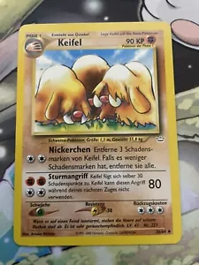 Pokemon Card Keifel (GERMAN Piloswine) 36/64 Neo Genesis NM - Picture 1 of 2