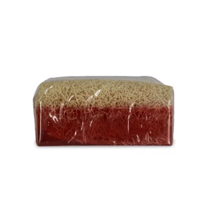 Kürbisfaser Seife Granatapfel 100% Handgemacht Peeling Narli Lifli Sabun 110g - Bild 1 von 4