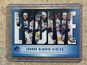 23-24 Upper Deck SP Authentic Evolve Blue #E-1 CONNOR MCDAVID - Foto 1 di 1