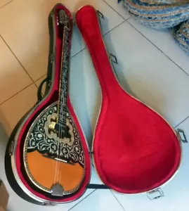 Griechischer Bouzouki mit Hartschalenkoffer & Toner & 300 Backing Track mit Partituren - Bild 1 von 8